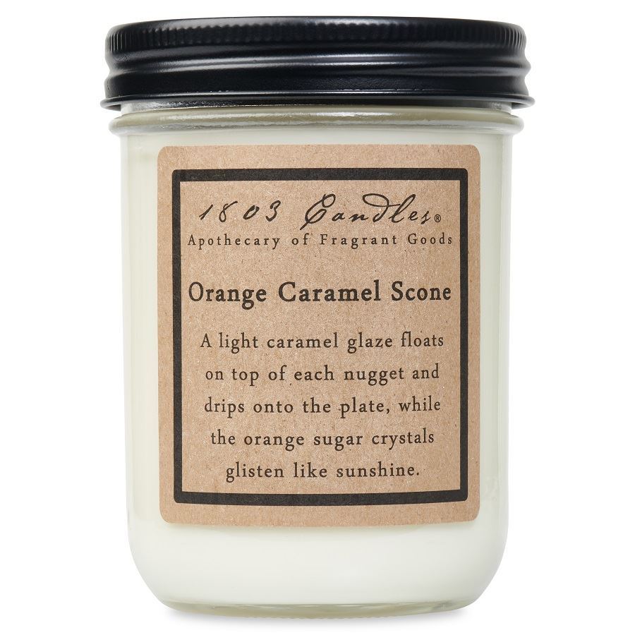 Orange Carmel Scone Soy Candle