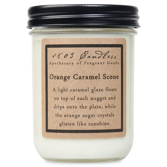 Orange Carmel Scone Soy Candle