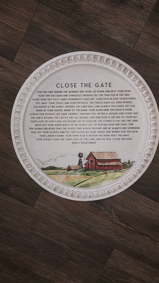 Round Close The Gate