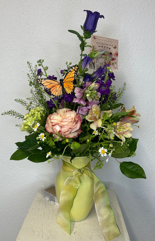 Mom's Embrace Mixed Floral with Seed Packet