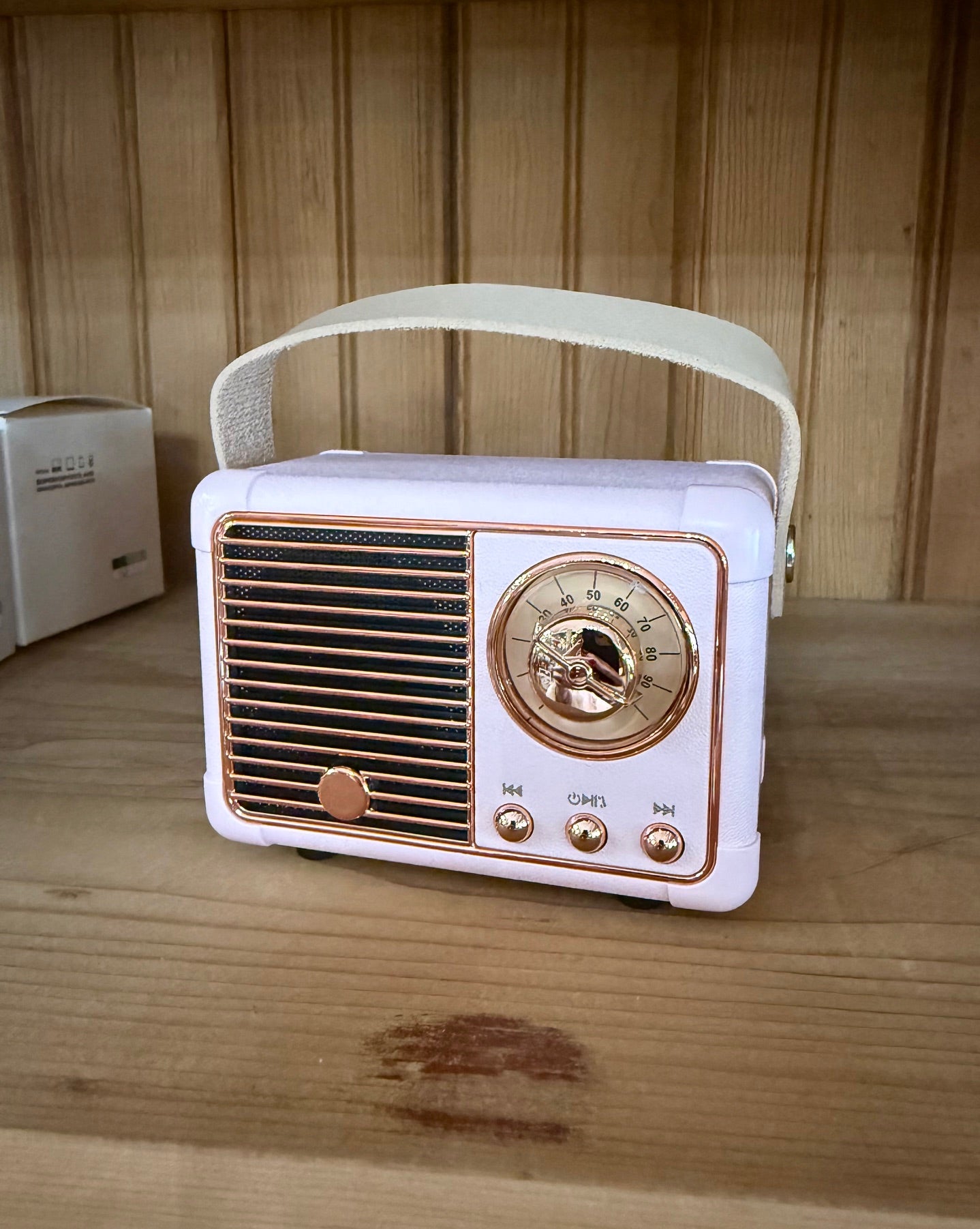 Square Vintage Radio