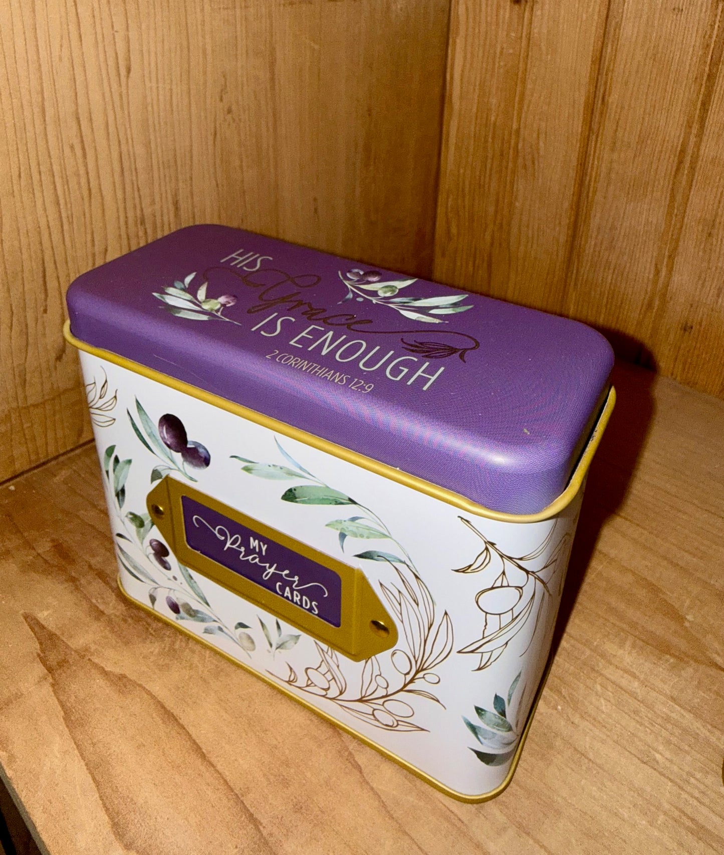 Prayer Cards in Tin