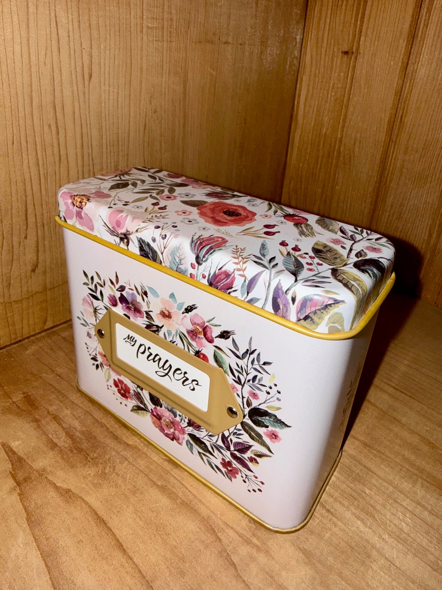 Prayer Cards in Tin