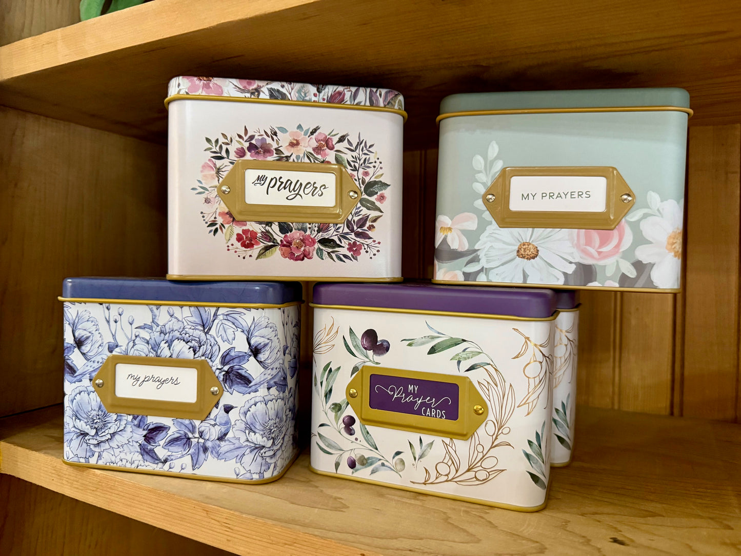 Prayer Cards in Tin