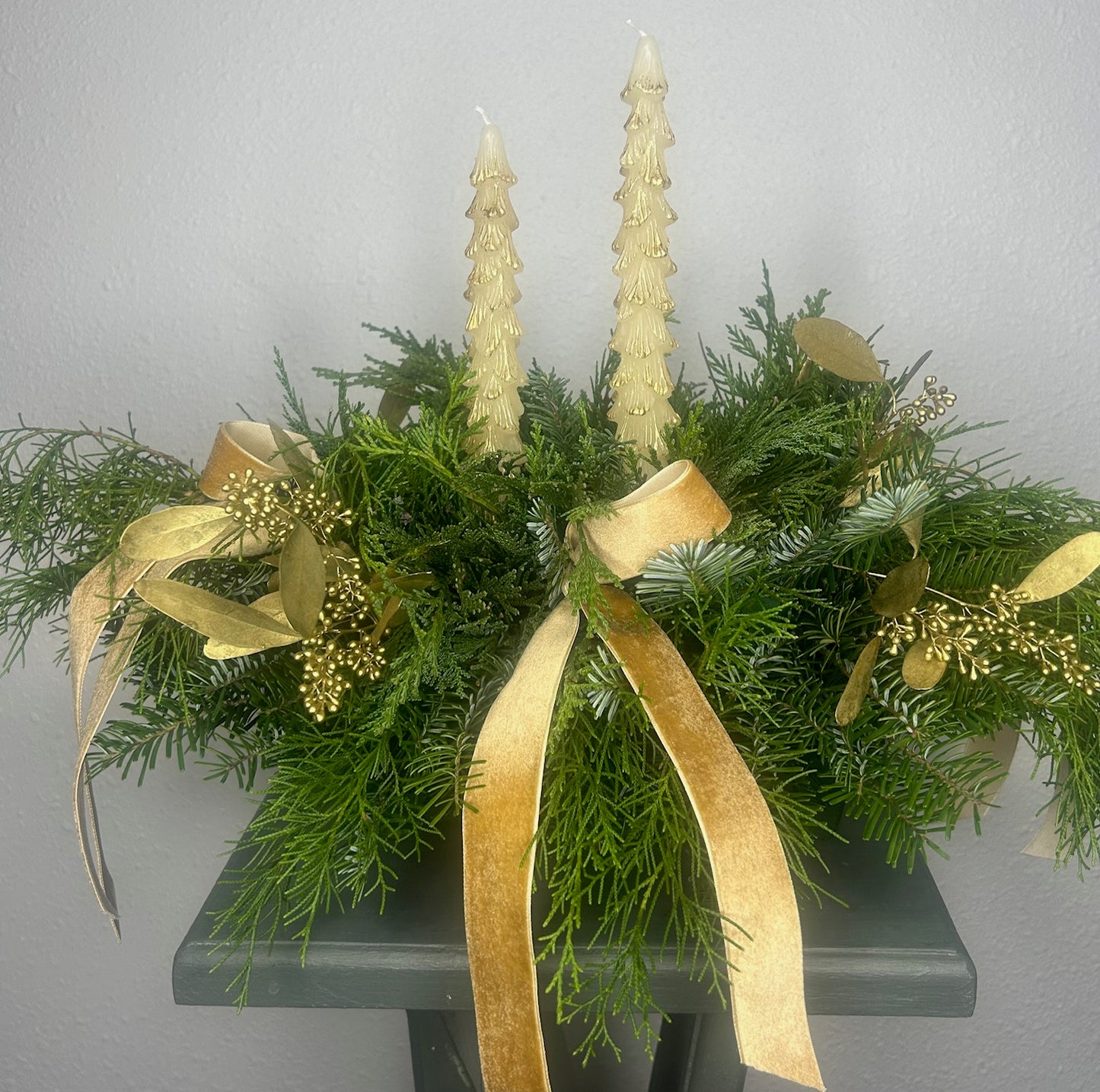 Christmas Tree Taper Centerpiece