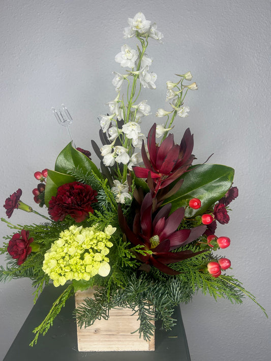 Christmas Box Centerpiece