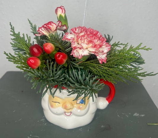 Santa Mug Bouquet