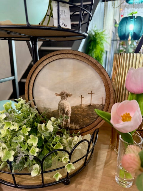 Small Round Lamb Art