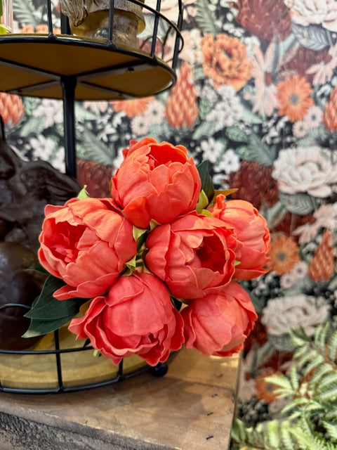 Artificial Coral Peony Bundle