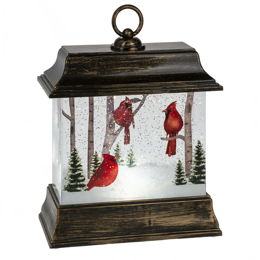 LED Cardinal Lantern