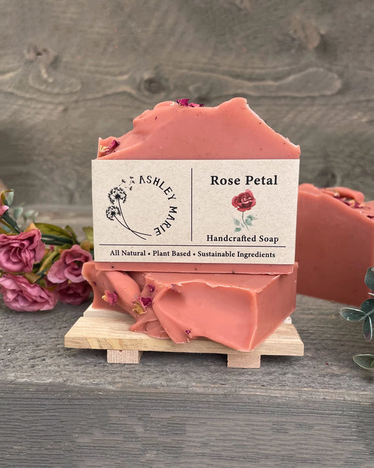 100% Natural Soap Rose Petal